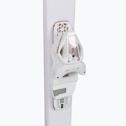 Sci da discesa femminile Fischer RC ONE LITE 72 SLR + attacchi RS9 SLR bianco