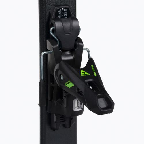 Sci da discesa per bambini Fischer RC4 RACE JRs + attacchi FJ4 CA JRs nero/giallo