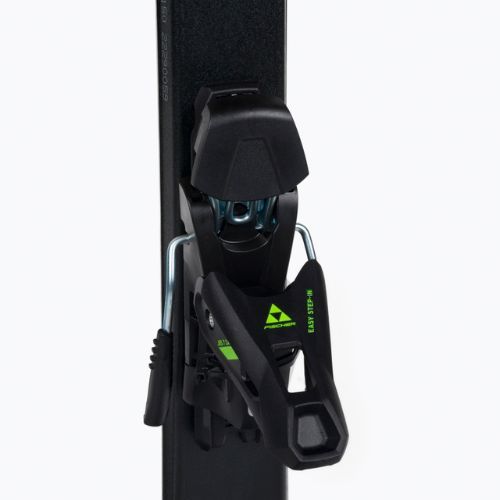 Sci da discesa per bambini Fischer RC4 RACE JRs + attacchi FJ7 CA JRs nero/giallo