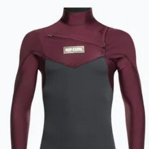 Muta Rip Curl Dawn Patrol C/Zip 3/2 mm GB wine da uomo