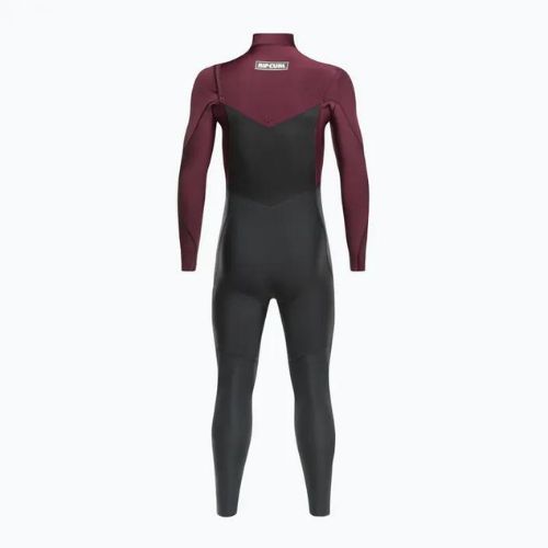 Muta Rip Curl Dawn Patrol C/Zip 3/2 mm GB wine da uomo