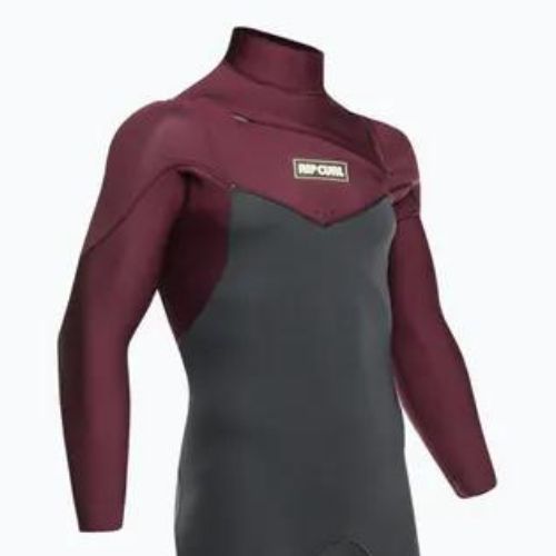 Muta Rip Curl Dawn Patrol C/Zip 3/2 mm GB wine da uomo