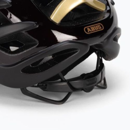 Casco da bicicletta ABUS AirBreaker nero/oro