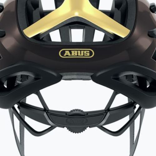 Casco da bicicletta ABUS AirBreaker nero/oro