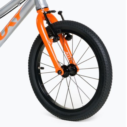 PUKY LS Pro 16-1 Alu bicicletta per bambini argento/arancio