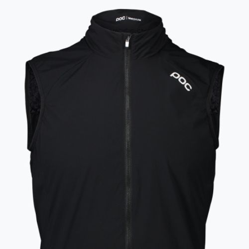 Gilet da bicicletta POC Pro Thermal nero uranio