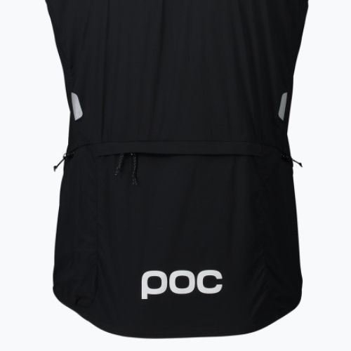 Gilet da bicicletta POC Pro Thermal nero uranio