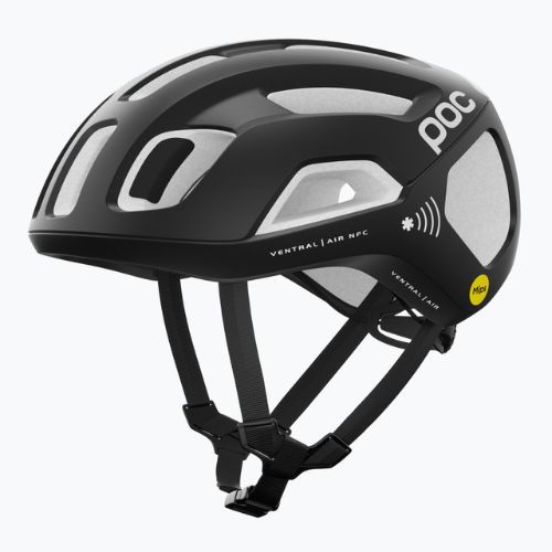 POC Ventral Air MIPS NFC casco da bici nero uranio/bianco idrogeno opaco