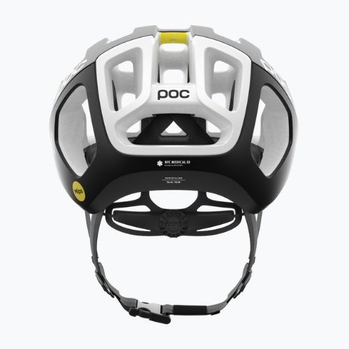 POC Ventral Air MIPS NFC casco da bici nero uranio/bianco idrogeno opaco