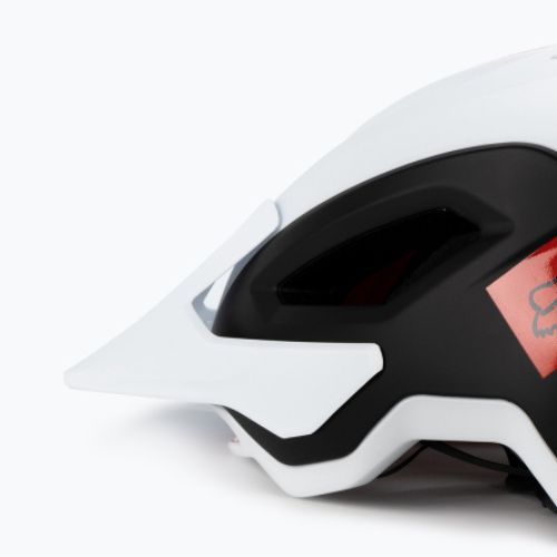 Fox Racing Speedframe Pro Blocked casco da bici bianco/nero