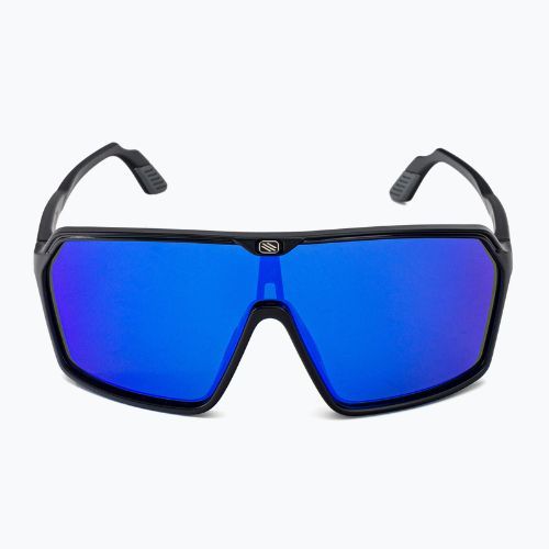 Occhiali da sole Rudy Project Spinshield nero opaco/blu multilaser