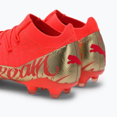 Scarpe da calcio da uomo PUMA Future Z 3.4 Neymar Jr. FG/AG corallo infuocato/oro