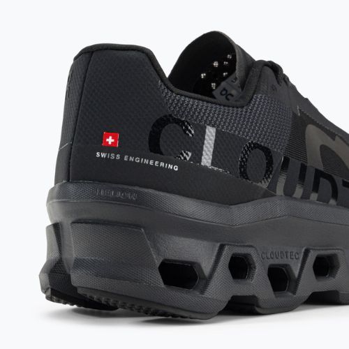 Uomo On Cloudmonster scarpe da corsa nere