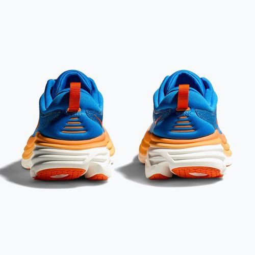 Scarpe da corsa HOKA Bondi 8 da uomo, cielo costiero/arancio vibrante