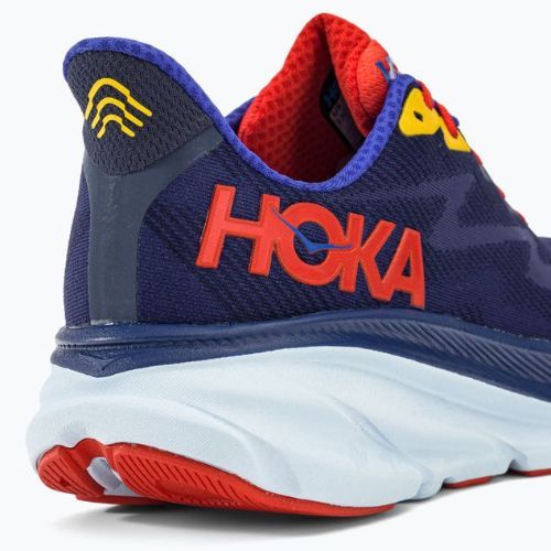 HOKA scarpe da corsa da uomo Clifton 9 bellwether blu/blu abbagliante