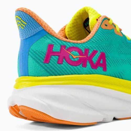 HOKA scarpe da corsa da uomo Clifton 9 ceramica/primula serale