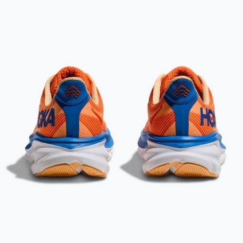 Scarpe da corsa da uomo HOKA Clifton 9 arancione vibrante/impala
