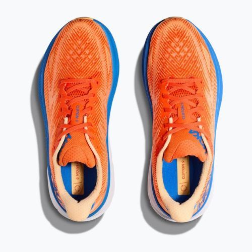 Scarpe da corsa da uomo HOKA Clifton 9 arancione vibrante/impala