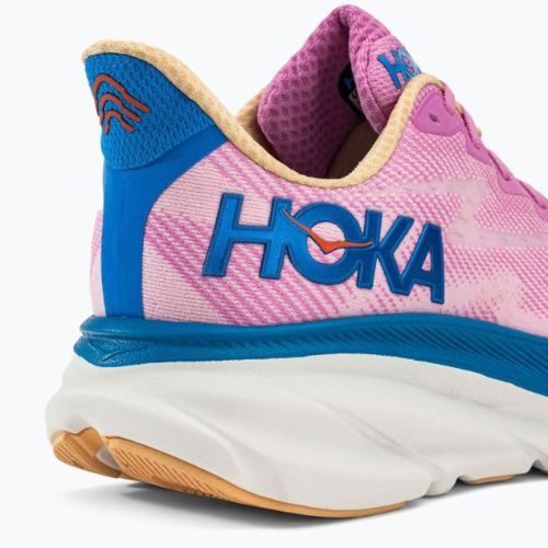 Scarpe da corsa da donna HOKA Clifton 9 ciclamino/lilla dolce