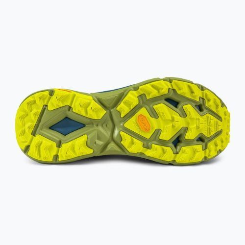 HOKA Mafate Speed 4 scarpe da corsa da uomo blu pietra/citron scuro