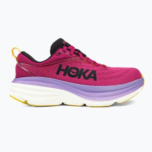 Scarpe da corsa HOKA da donna Bondi 8 ciliegie giubileo/rosa achillea