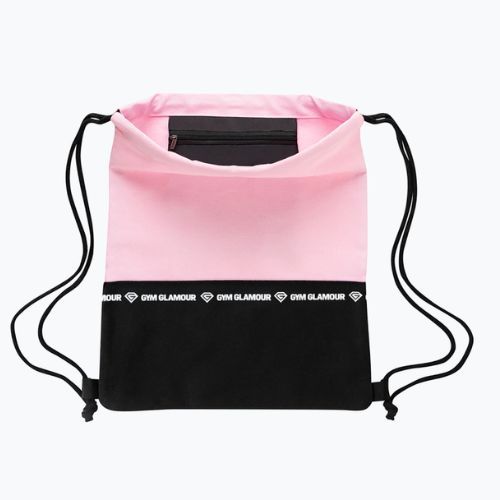 Borsa da ginnastica Glamour da donna rosa