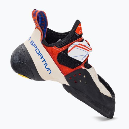 Scarpa da arrampicata La Sportiva donna Solution white/lily orange
