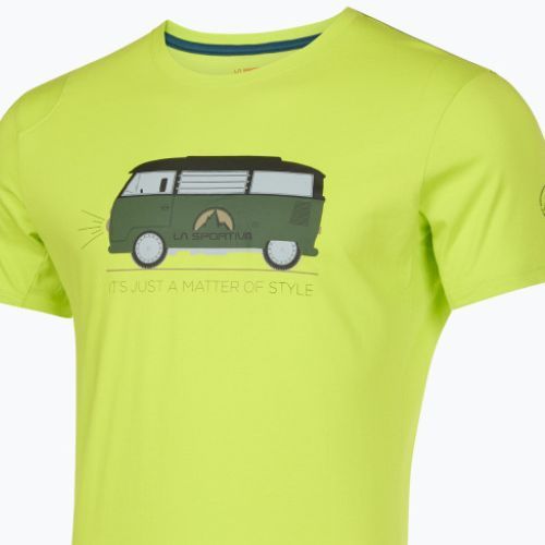 Camicia da arrampicata La Sportiva Van lime punch da uomo