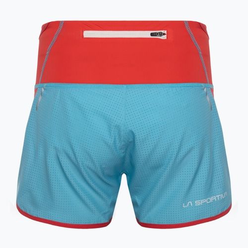 Pantaloncini da corsa La Sportiva Vector donna hibiscus/blu malibu