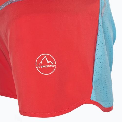 Pantaloncini da corsa La Sportiva Vector donna hibiscus/blu malibu
