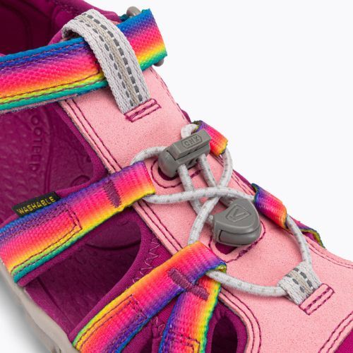 KEEN Seacamp II CNX arcobaleno/festival fucsia sandali da trekking per bambini