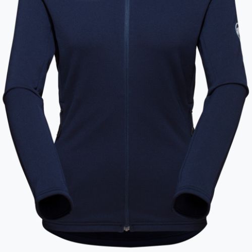 Felpa trekking donna Mammut Aconcagua Light ML con cappuccio marino