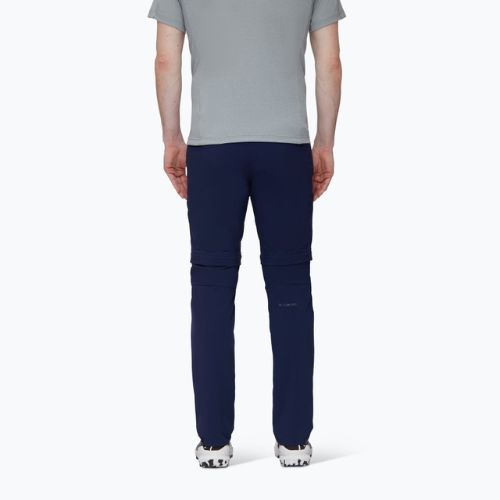 Pantaloni da trekking da uomo Mammut Runbold Zip Off marine
