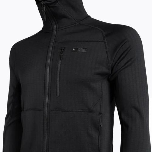 Felpa da trekking da uomo Black Diamond Factor Hoody nero