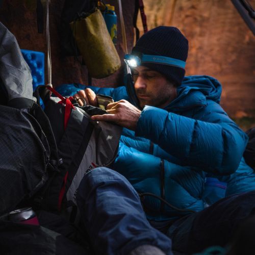 Black Diamond Storm 500-R azul torcia frontale