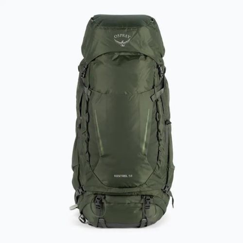 Zaino trekking da uomo Osprey Kestrel 58 l verde bonsai