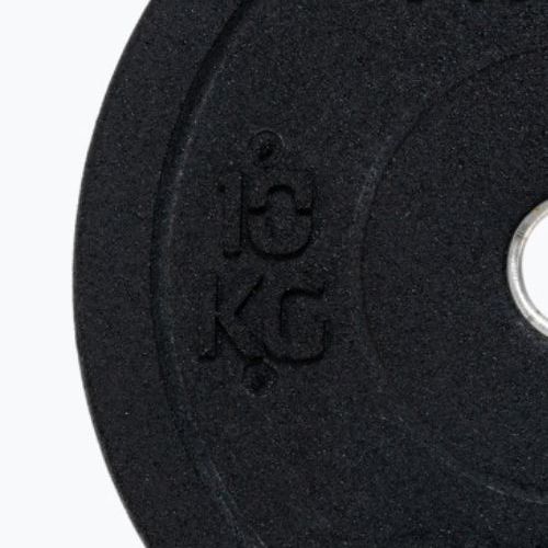 Peso olimpico TREXO TRX-BMP010 10 kg nero