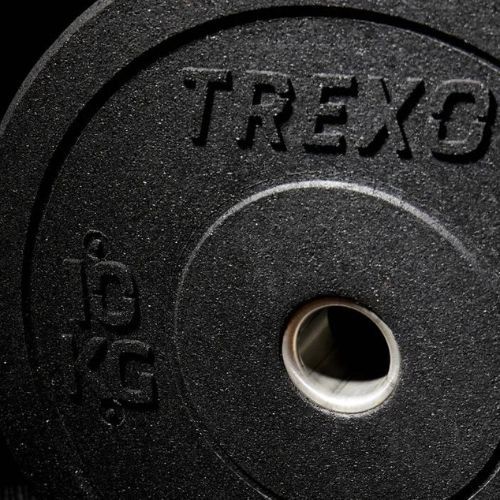 Peso olimpico TREXO TRX-BMP010 10 kg nero