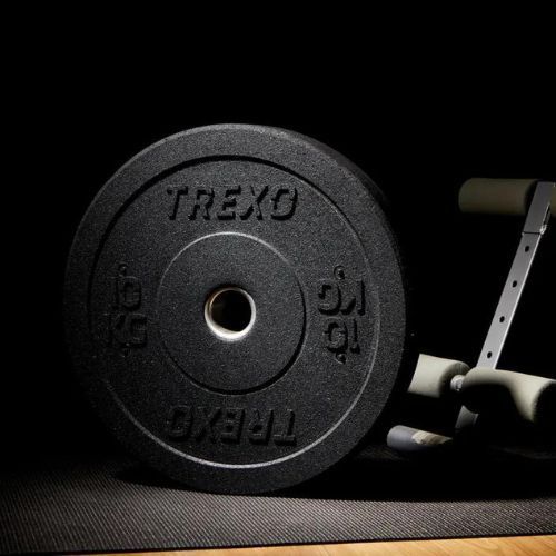 Peso olimpico TREXO TRX-BMP010 10 kg nero