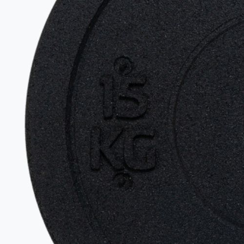 Peso olimpico TREXO TRX-BMP015 15 kg nero