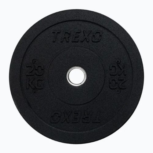 Peso paracolpi olimpico TREXO TRX-BMP020 20 kg nero