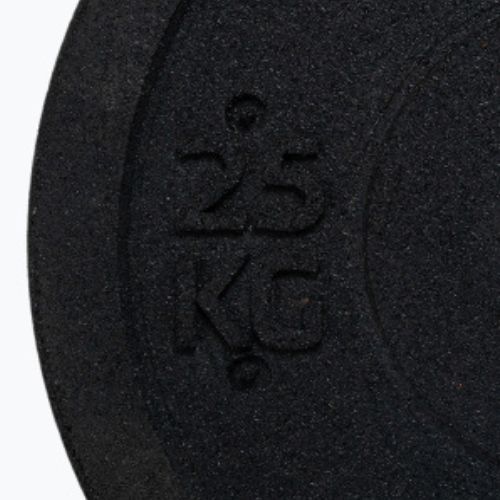 Peso olimpico TREXO TRX-BMP025 25 kg nero