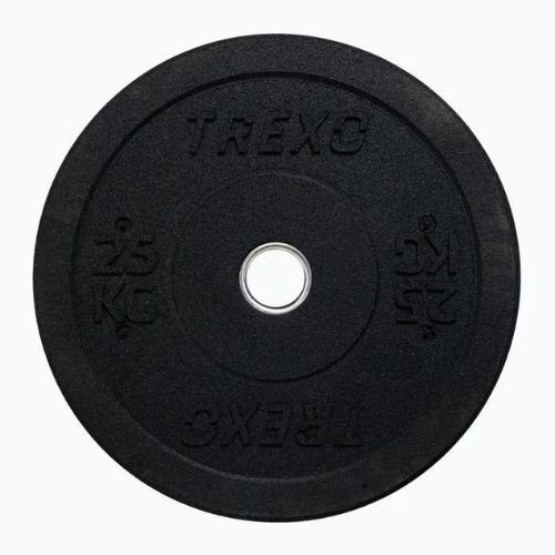 Peso olimpico TREXO TRX-BMP025 25 kg nero