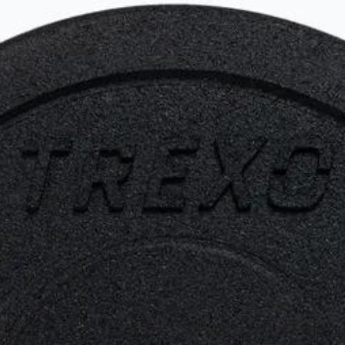 Peso olimpico TREXO TRX-BMP025 25 kg nero