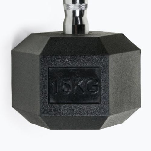Manubri gommati TREXO Hex 15 kg