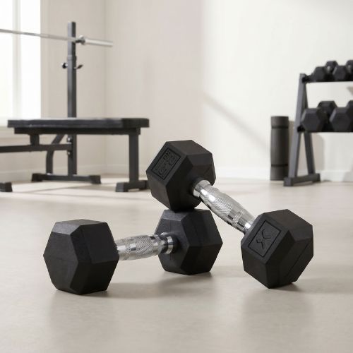 Manubri gommati XTREXO Hex 2,5 kg