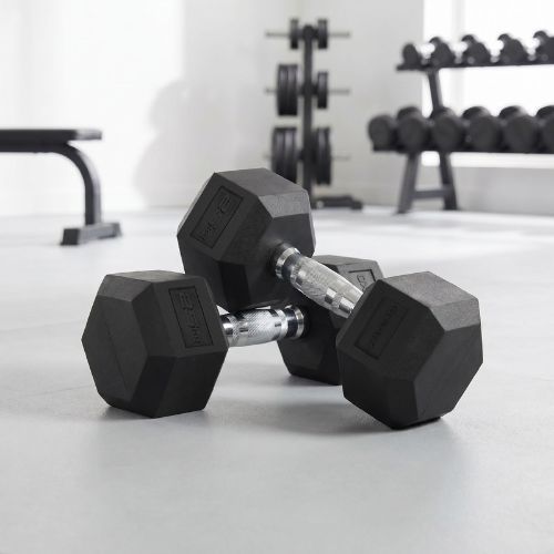 Manubri gommati XTREXO Hex 25 kg