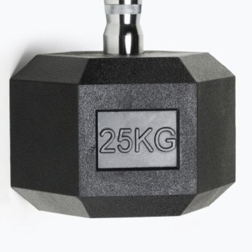Manubri gommati TREXO Hex 25 kg