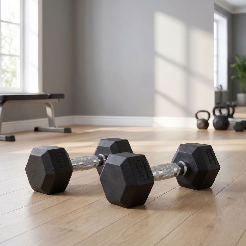 Manubri gommati XTREXO Hex 5 kg