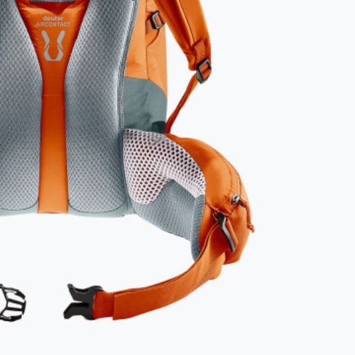 Zaino da trekking Deuter Aircontact Lite 40 + 10 l castagna/teal